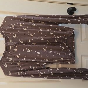 Women's Lucky Brand XS floral blouse
